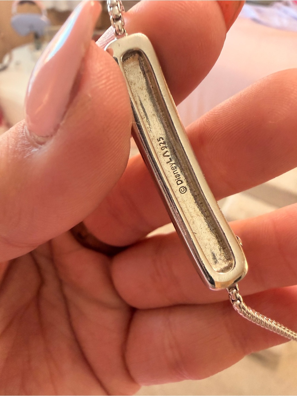 Disney Silver-Tone Bracelet with 'Never Stop Dreaming' Engraving - Picture 4 of 4